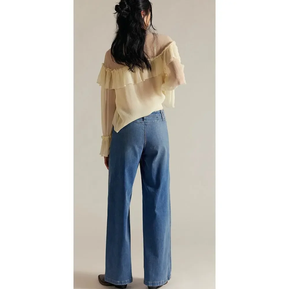 FP We The Free Libre Wide-Leg Jeans Goodie Goodie 30 Boho chic coastal cowgirl